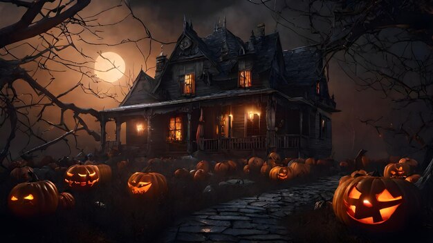 Halloween Thema Achtergrond Erg Cool