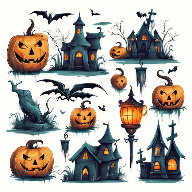 halloween-thema voor achtergrond