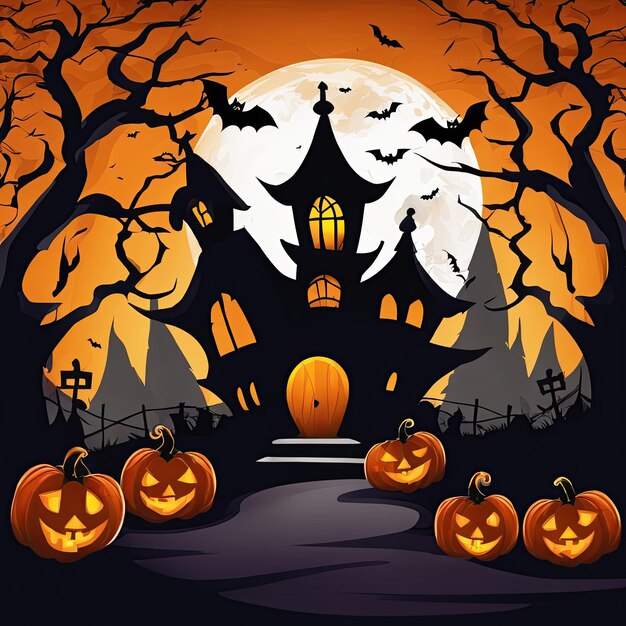 Halloween theme background