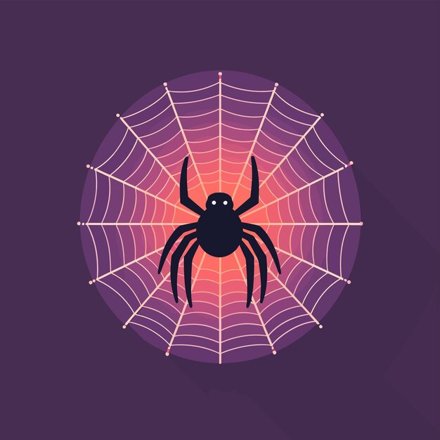 Halloween theme flat vector illustration