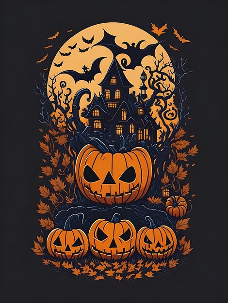 Halloween town background