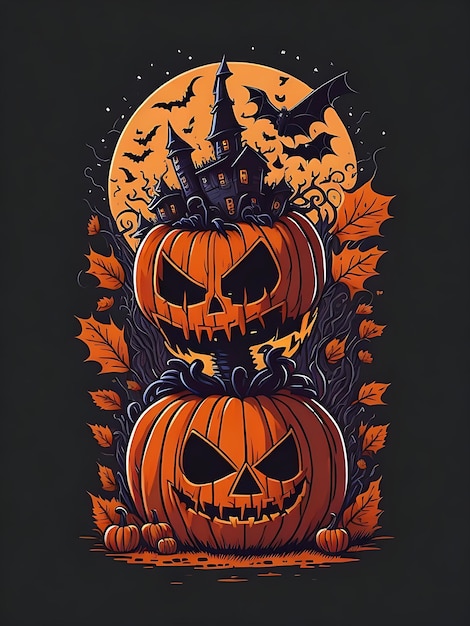 Halloween town background