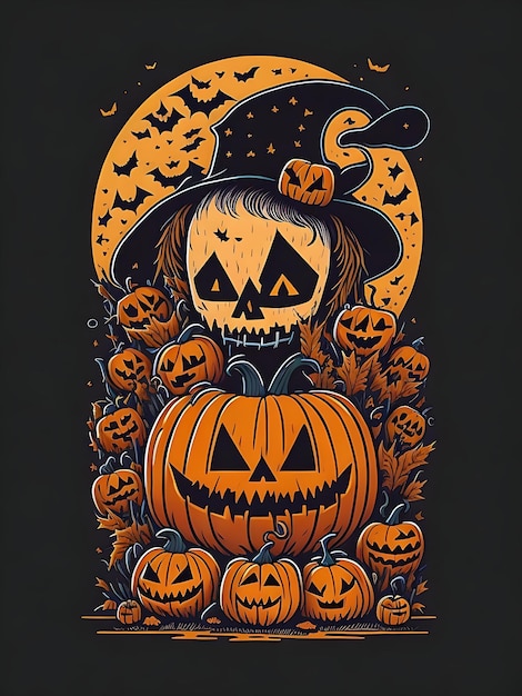 Halloween town background