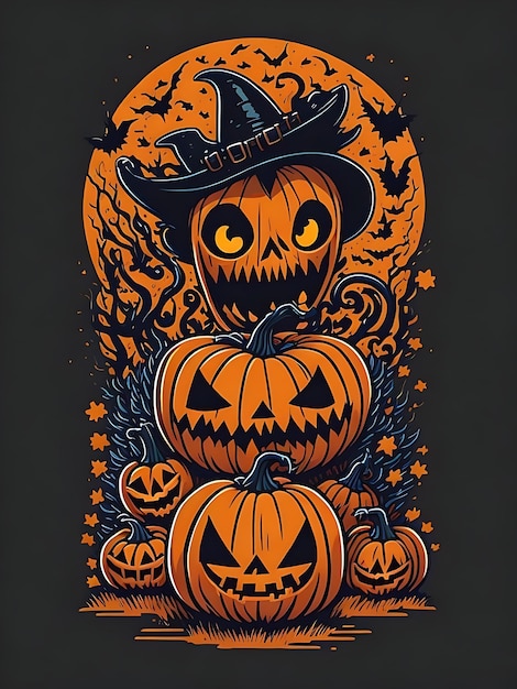 Halloween town background