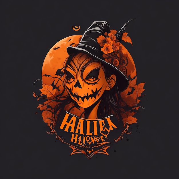 Halloween tshirt logo