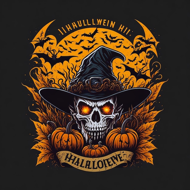 Halloween tshirt logo