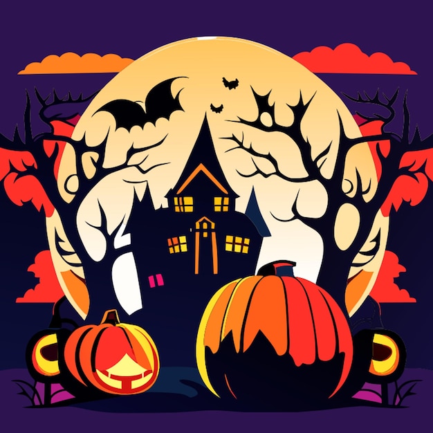 halloween vector illustration