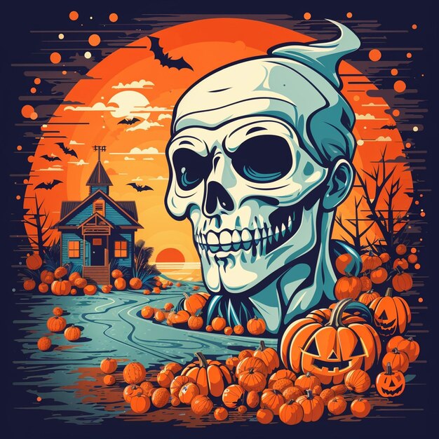 Halloween-vector voor t-shirt