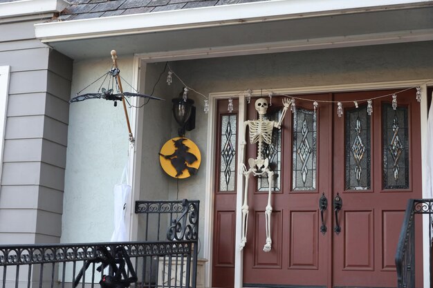 Halloween-versieringen in Californië