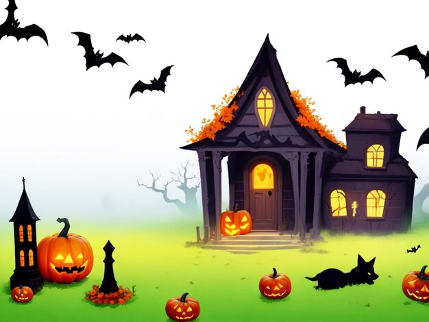 Halloween Wallpaper Ai generated