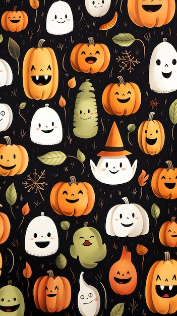 Foto la carta da parati di halloween è stata generata