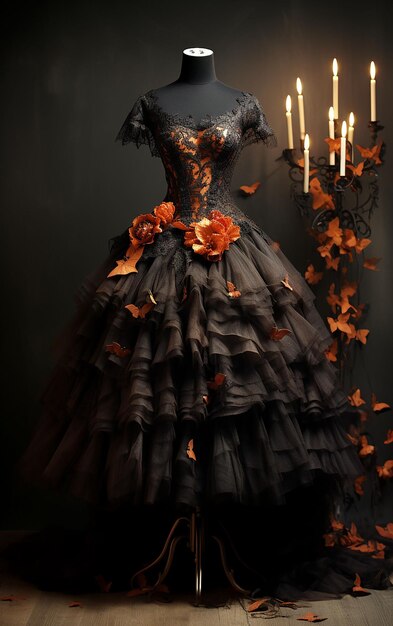 Photo halloween witch dress