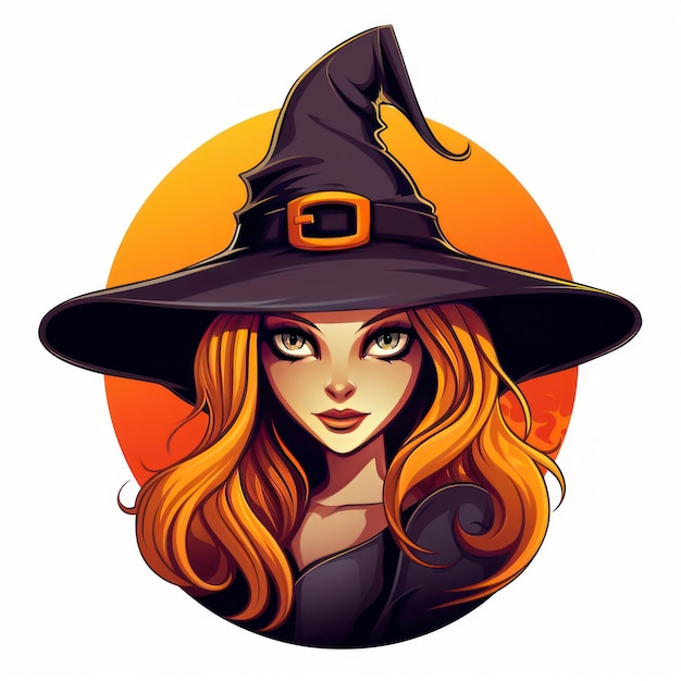 Photo halloween witch icon