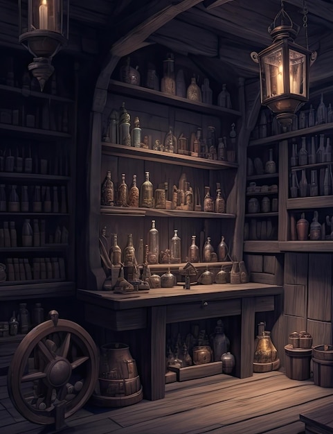 Лаборатория ведьм на Хэллоуин