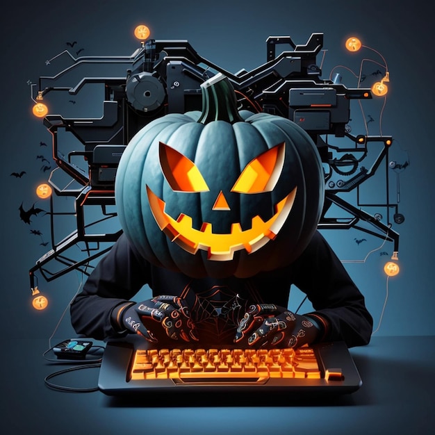 Halloween with a techy twist for a boyfriend who loves all things digital