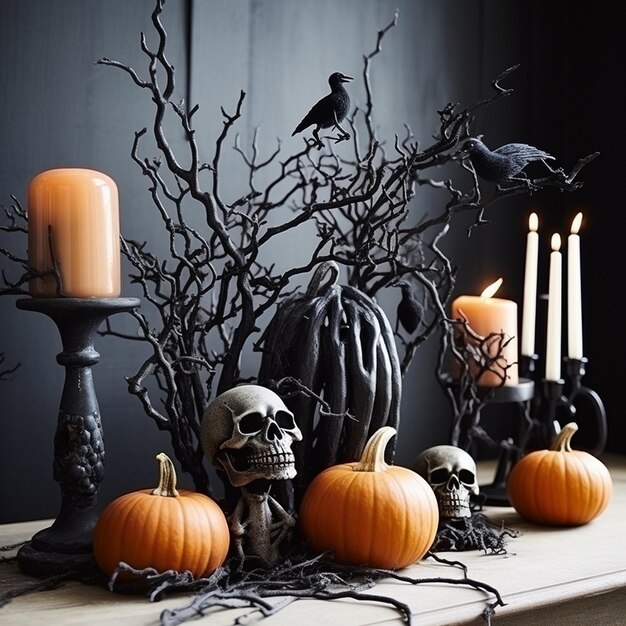 Photo hallowen decoration