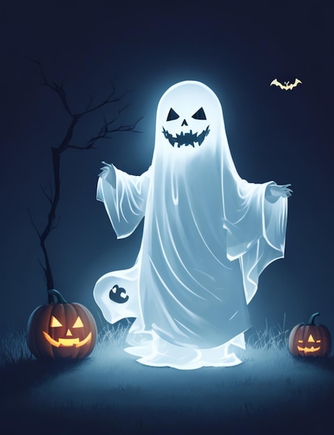 hallowen ghost background