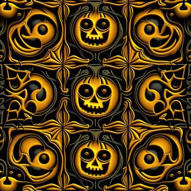 hallowen pattern illustration