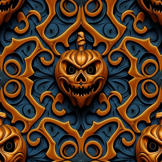 hallowen pattern illustration