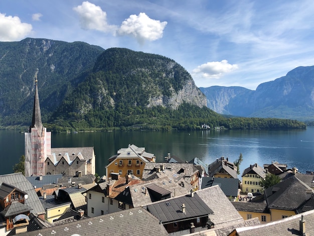 Hallstat village landscape