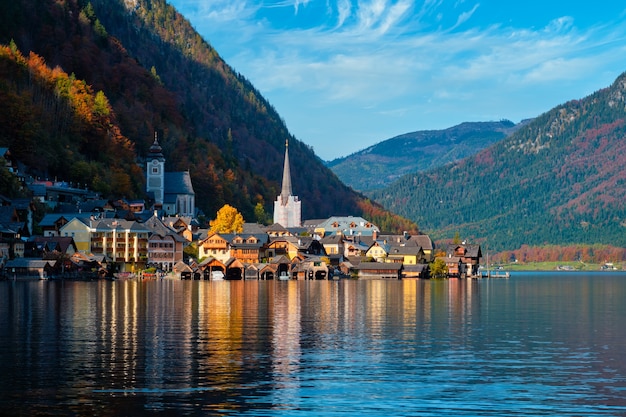 Hallstatt dorp oostenrijk