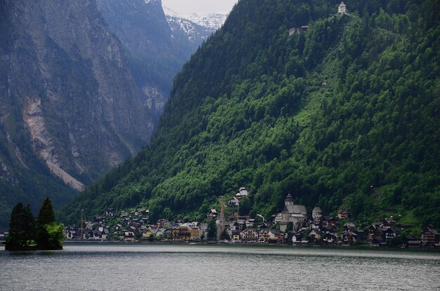 Photo hallstatt on the lake