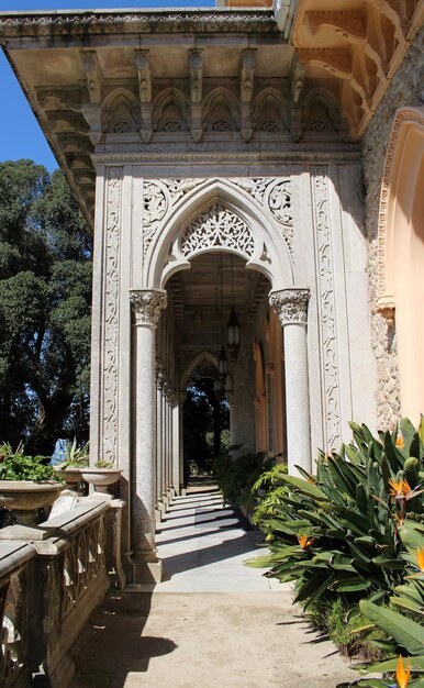 Hallway at monserrate palace