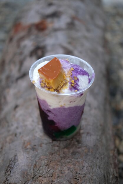 Photo halo halo food dessert food for hot weather summer food