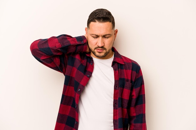 Halspijn als gevolg van stressmassage en aanraking met de hand