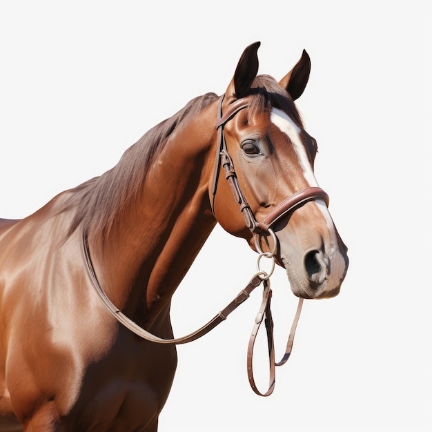 Photo halter horse realistic 4k