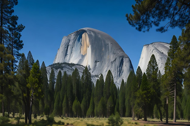 Halve koepel van Yosemite Valley