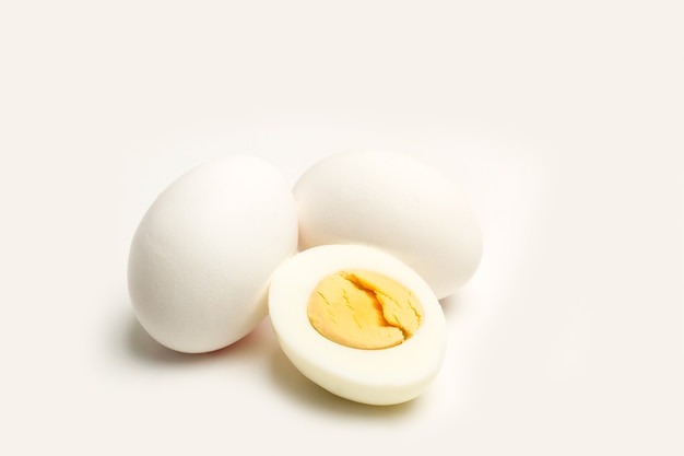 Two And A Half Boiled Eggs PNG Images