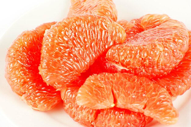 Halves grapefruit