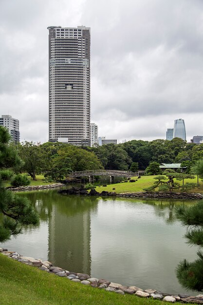 Hamarikyu-tuinen in Tokyo, Japan