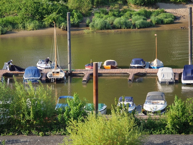 Photo hamburg and the elbe river