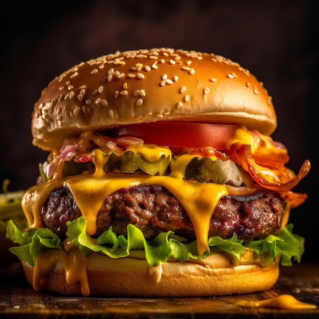 Hamburger With Cheese