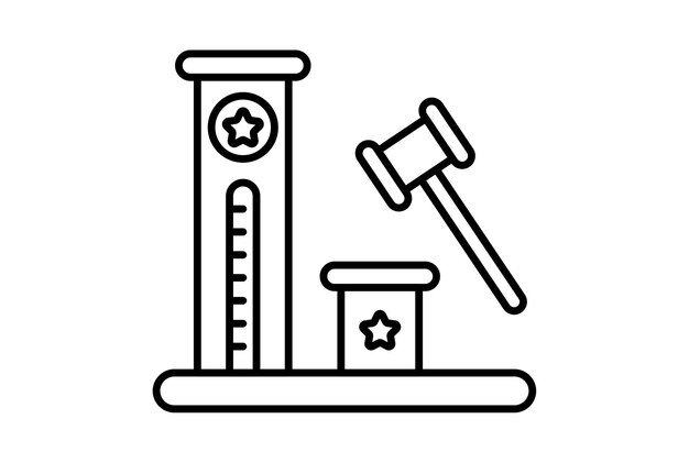 Hammer Game наброски карнавал значок фестиваль знак черный символ партии произведение искусства