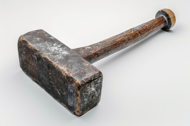 hammer hammer isolated on white background Old sledgehammer isolated on white background