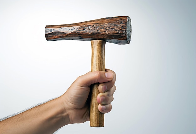 Photo a hammer and a handle