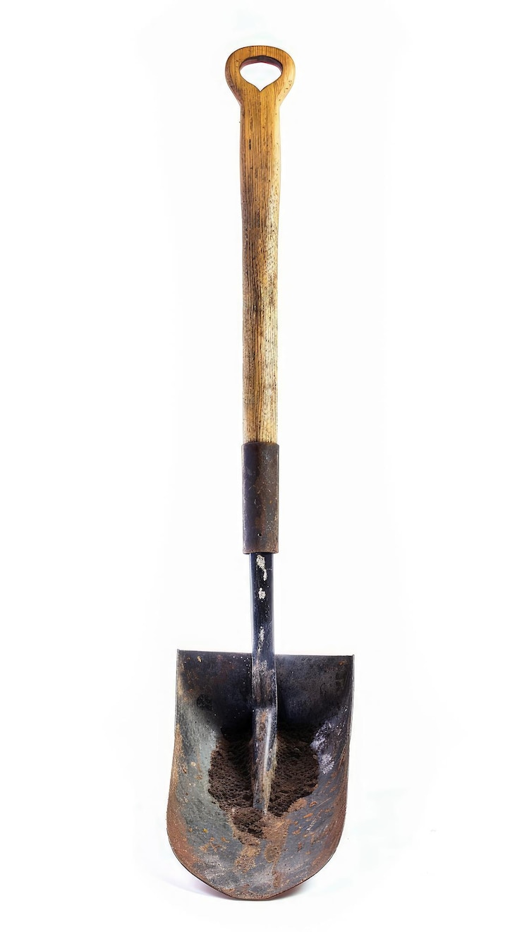 Photo a hammer with a wooden handle is shown in a photo