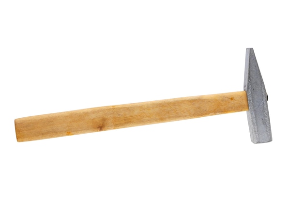 Hammer with the wooden handle