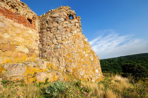 Hammershus Ruins Castle in Bornholm, Denmark