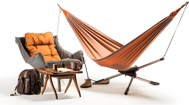 Hammock and camping chair