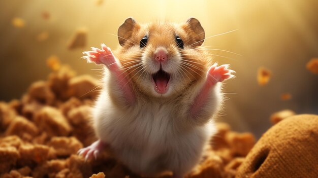 Foto hamster achtergrond van hoge kwaliteit