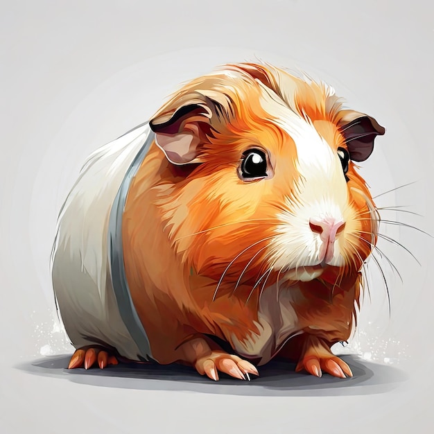 Photo hamster illustration