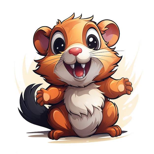 hamster logo cartoon