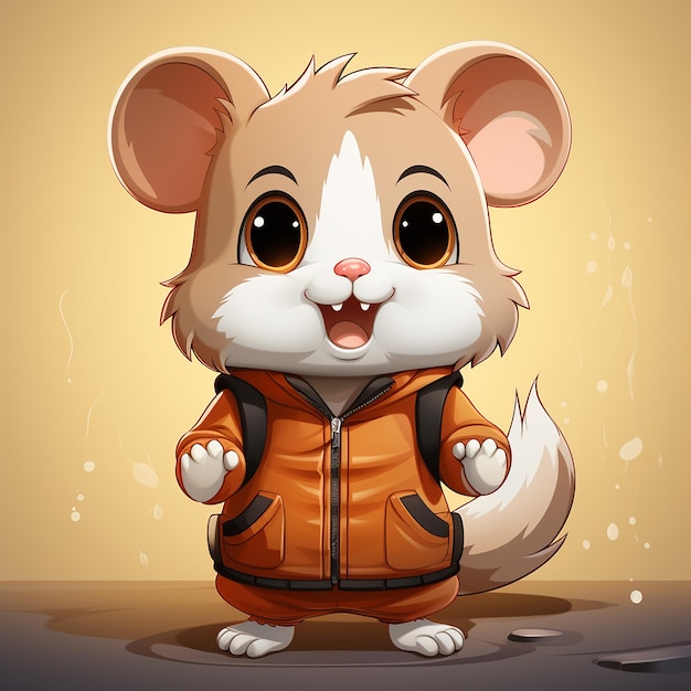 hamster logo cartoon