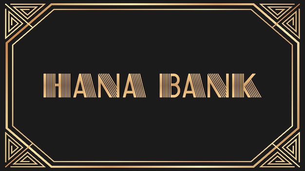 Hana Bank Jazz Gold Text