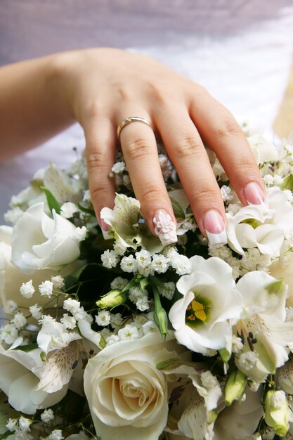 Hand bouquet for bride