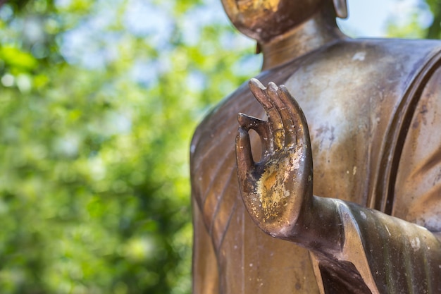 Hand of Buddha statue